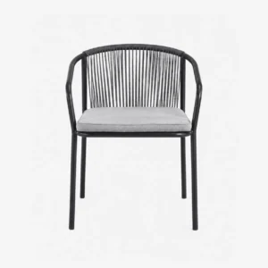 silla-scarlet-metalica-respaldo-tejido-asiento-cojin-para-restaurantes-exteriores-01 Silla Scarlet de metal para restaurantes y cafeterías. Respaldo tejido y asiento con cojín. Ideal para exteriores.