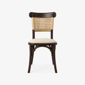 silla-tejeda-madera-haya-para-restaurantes-asiento-tapizado-01 Silla Tejeda de madera de haya para restaurantes y cafeterías. Respaldo tejido y asiento tapizado con tela o vinipiel. Ideal para interiores.