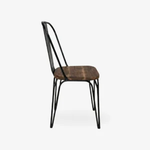 silla-tonix-metal-para-restaurantes-02 Silla Tonix de metal para restaurantes y cafeterías. Asiento de triplay de pino resistente. Ideal para interiores y exteriores.