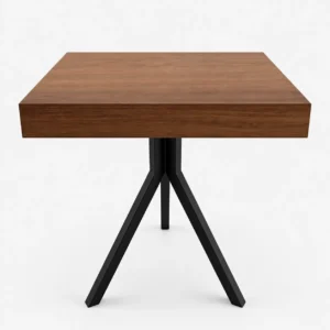 Base de metal Tripie para mesas de restaurantes y cafeterías.